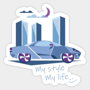 Sports car Sticker